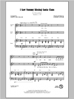 page one of I Saw Mommy Kissing Santa Claus (2-Part Choir)