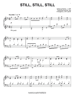 page one of Still, Still, Still (Piano Solo)