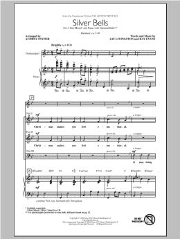 page one of Silver Bells (3-Part Mixed Choir)
