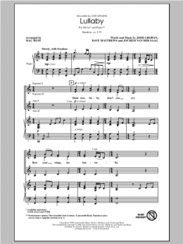 page one of Lullaby (SSAA Choir)