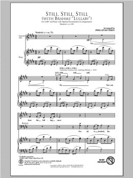 page one of Still, Still, Still (with Brahm's Lullaby) (SAB Choir)