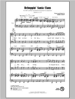 page one of Beboppin' Santa Claus (SAB Choir)