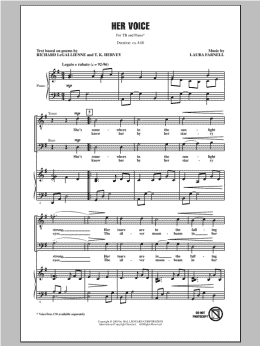 page one of Her Voice (TB Choir)
