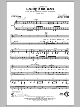 page one of Reeling In The Years (SAB Choir)