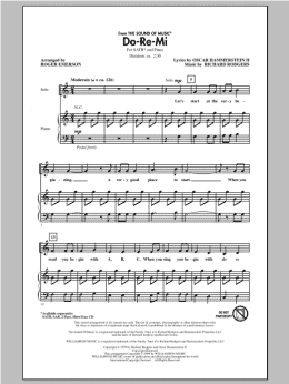 page one of Do-Re-Mi (SATB Choir)