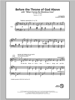 page one of Before The Throne Of God Above (SAB Choir)