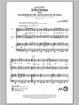 page one of An Elvis Christmas (TBB Choir)