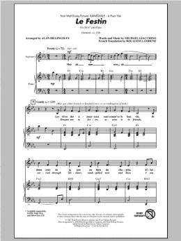 page one of Le Festin (from Ratatouille) (SSA Choir)
