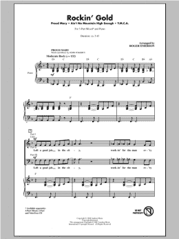 page one of Rockin' Gold (Medley) (3-Part Mixed Choir)