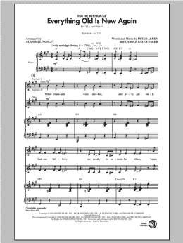page one of Everything Old Is New Again (from The Boy From Oz) (arr. Alan Billingsley) (SSA Choir)