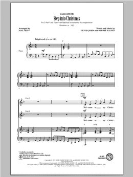 page one of Step Into Christmas (2-Part Choir)