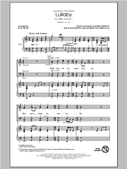 page one of Lullaby (TTBB Choir)