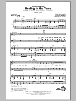 page one of Reeling In The Years (SATB Choir)