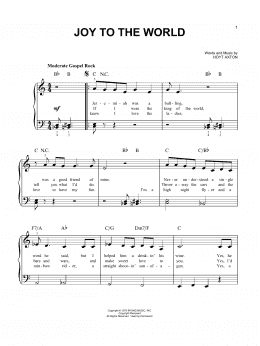 page one of Joy To The World (Easy Piano)