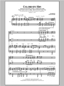 page one of Celebrate Him (Medley) (SATB Choir)