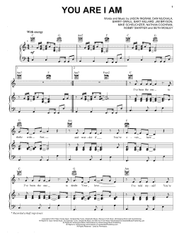 page one of You Are I Am (Piano, Vocal & Guitar Chords (Right-Hand Melody))