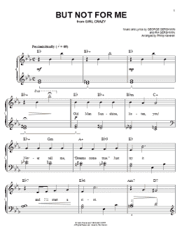 page one of But Not For Me (arr. Phillip Keveren) (Easy Piano)