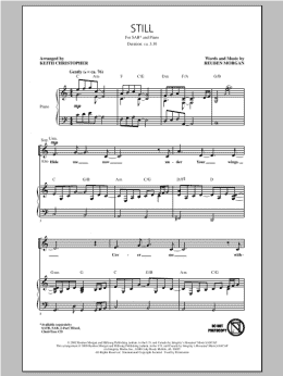 page one of Still (SAB Choir)