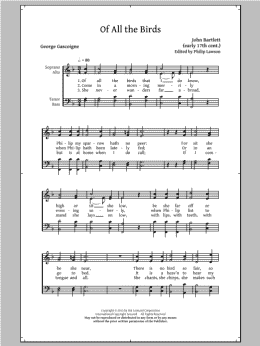 page one of The Birds & The Bees (Madrigal Collection for Mixed Voices) (SATB Choir)