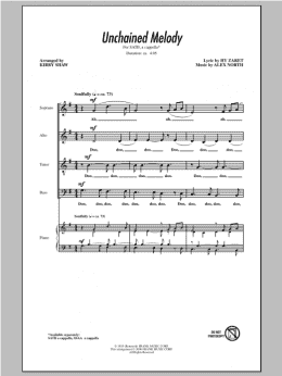 page one of Unchained Melody (SATB Choir)