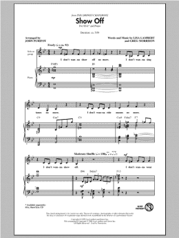 page one of Show Off (from The Drowsy Chaperone) (SSA Choir)