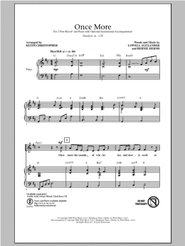 page one of Once More (2-Part Choir)