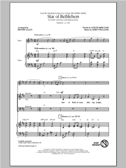 page one of Star Of Bethlehem (SAB Choir)