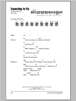 page one of Expecting To Fly (Guitar Chords/Lyrics)