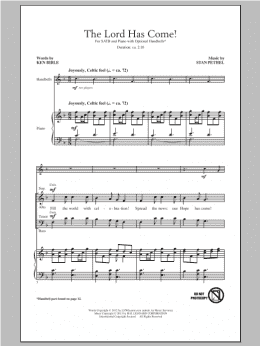 page one of The Lord Has Come! (SATB Choir)