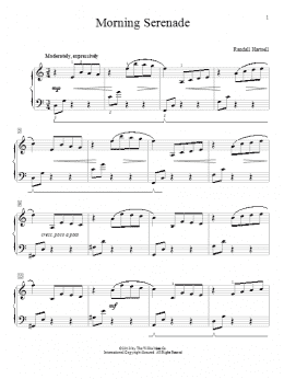 page one of Morning Serenade (Educational Piano)