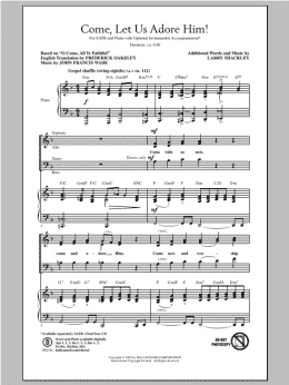 page one of Come, Let Us Adore Him! (SATB Choir)