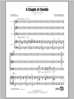page one of A Couple Of Swells (3-Part Mixed Choir)