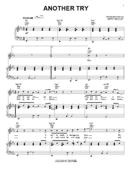 page one of Another Try (Piano, Vocal & Guitar Chords (Right-Hand Melody))