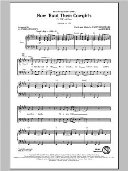 page one of How 'Bout Them Cowgirls (TTBB Choir)