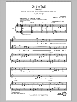 page one of On The Trail (Medley) (2-Part Choir)