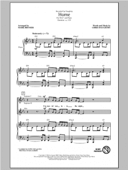 page one of Home (SSA Choir)