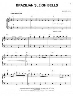 page one of Brazilian Sleigh Bells (Easy Piano)
