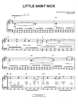 page one of Little Saint Nick (Easy Piano)
