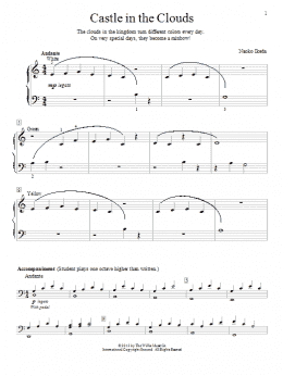 page one of Castle In The Clouds (Educational Piano)