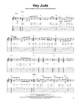 page one of Hey Jude (Solo Guitar)
