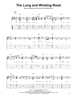 page one of The Long And Winding Road (Solo Guitar)