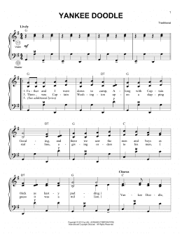 page one of Yankee Doodle (Accordion)