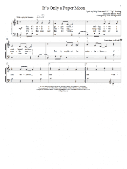 page one of It's Only A Paper Moon (Educational Piano)