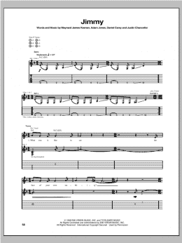 page one of Jimmy (Guitar Tab)