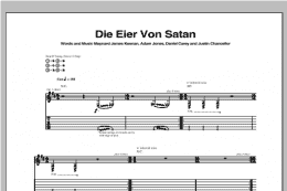 page one of Die Eier Von Satan (Guitar Tab)