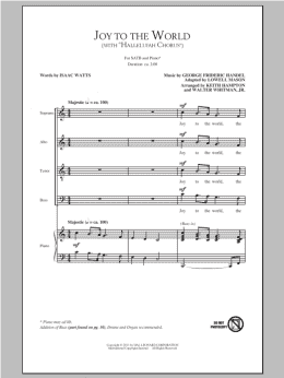 page one of Hallelujah Chorus (SATB Choir)