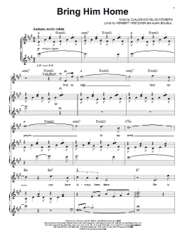 page one of Bring Him Home (from Les Miserables) (Piano & Vocal)