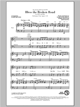 page one of Bless The Broken Road (SAB Choir)