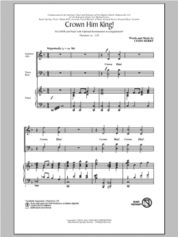 page one of Crown Him King! (SATB Choir)