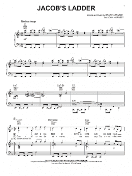 page one of Jacob's Ladder (Piano, Vocal & Guitar Chords (Right-Hand Melody))